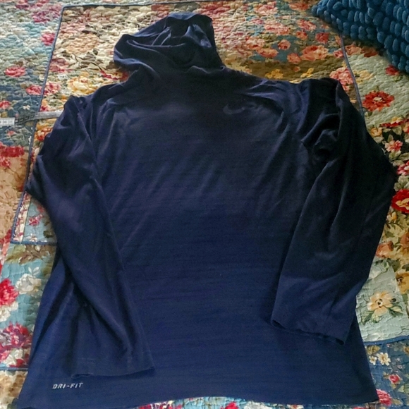 Nike Dri-Fit Navy Hoodie S - Picture 1 of 4